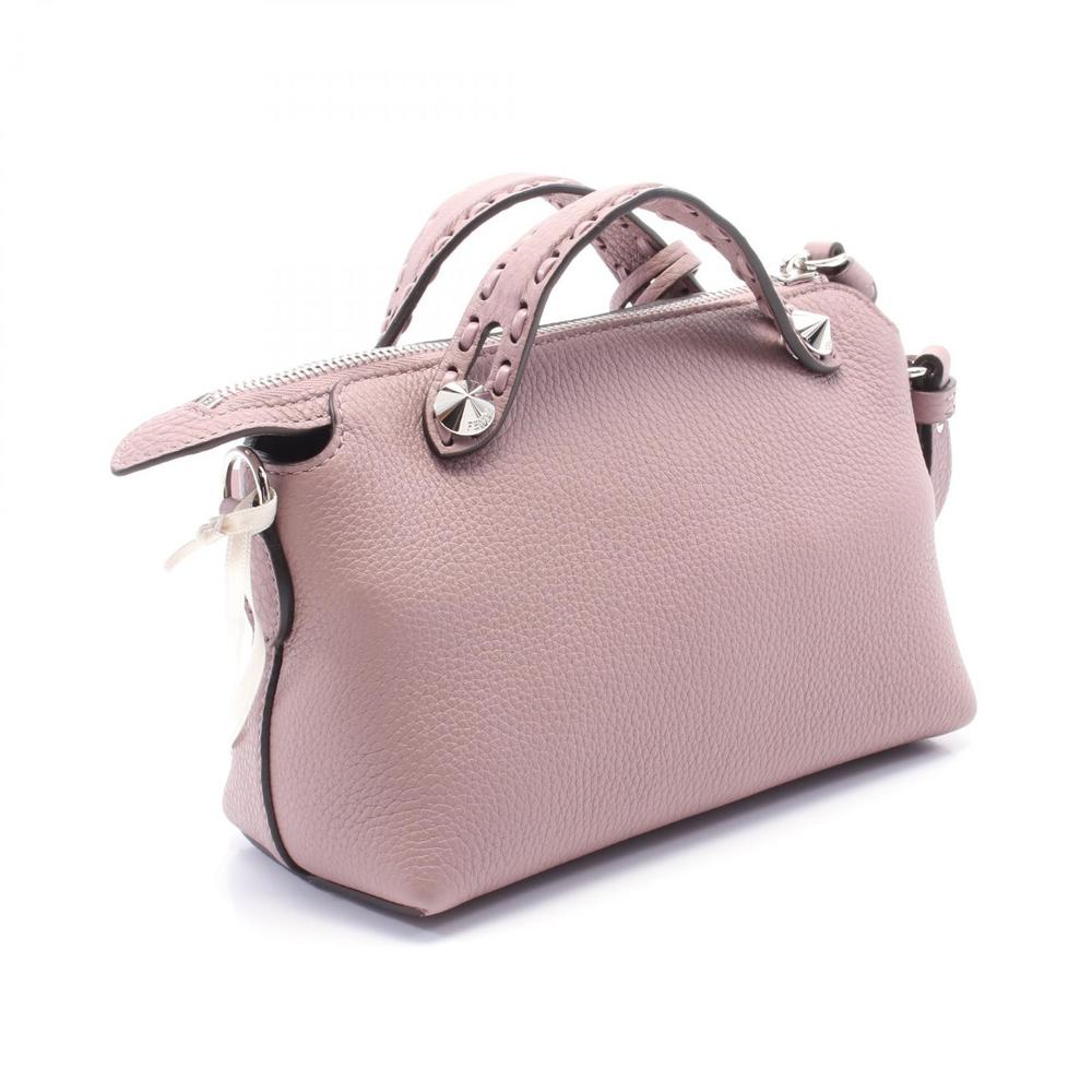 Fendi Pink Handbag Way Leather
